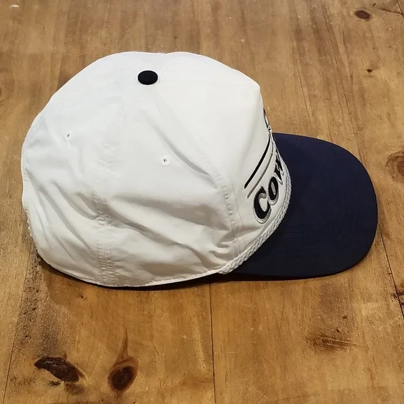 Dallas Cowboys Hat Snapback 47 Brand Nylon Lightweight Rope White One Size NFL - Picture 4 of 11